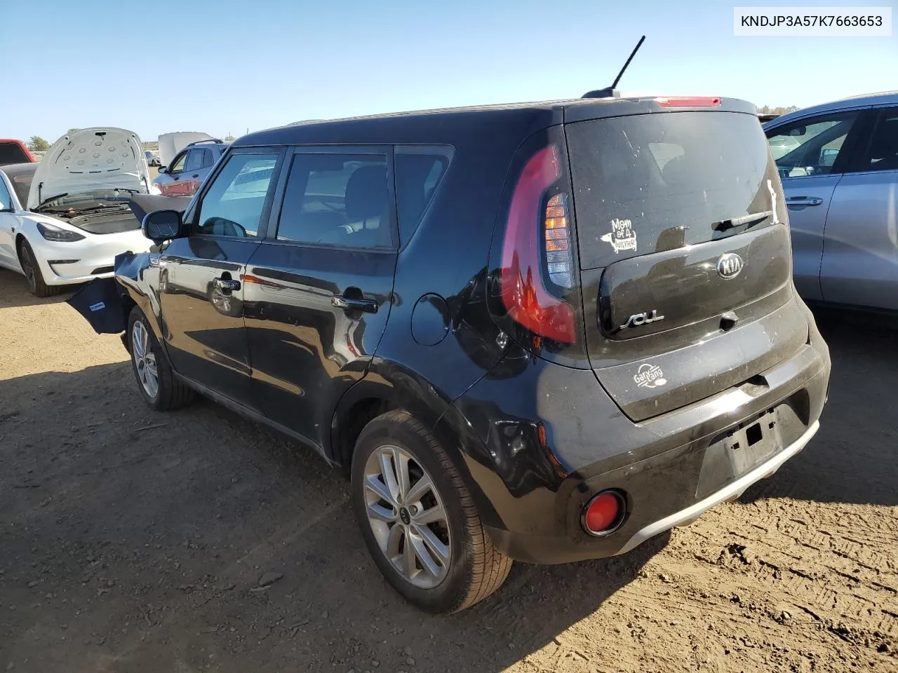 2019 Kia Soul + VIN: KNDJP3A57K7663653 Lot: 76926614