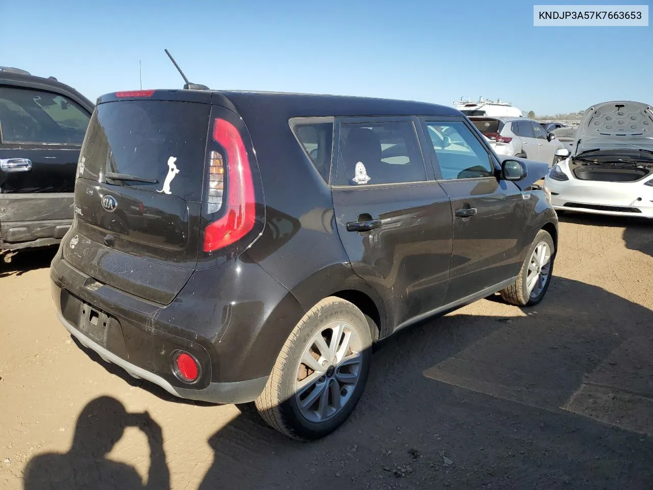 2019 Kia Soul + VIN: KNDJP3A57K7663653 Lot: 76926614