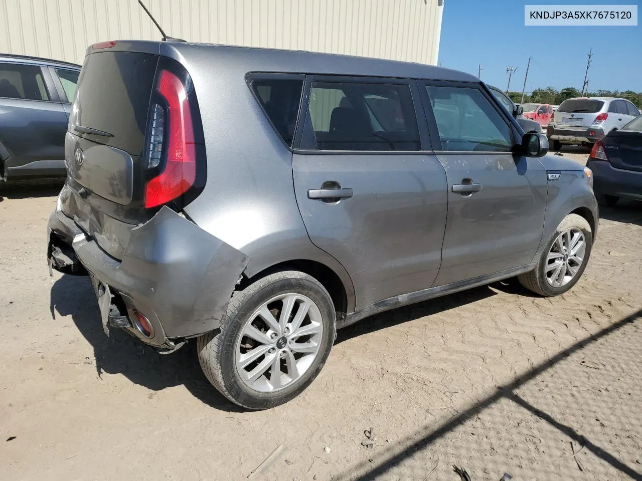 2019 Kia Soul + VIN: KNDJP3A5XK7675120 Lot: 77099794