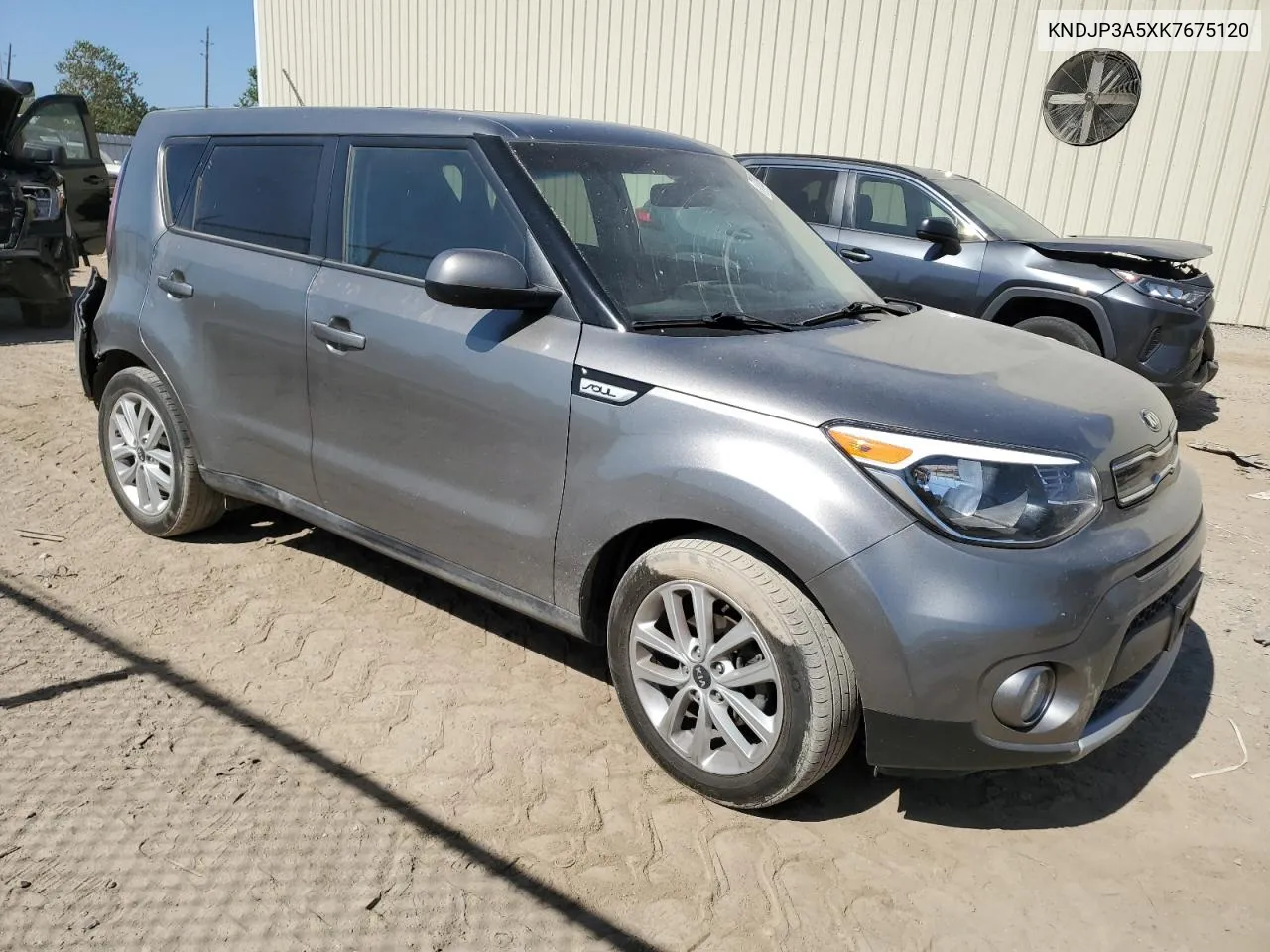 2019 Kia Soul + VIN: KNDJP3A5XK7675120 Lot: 77099794