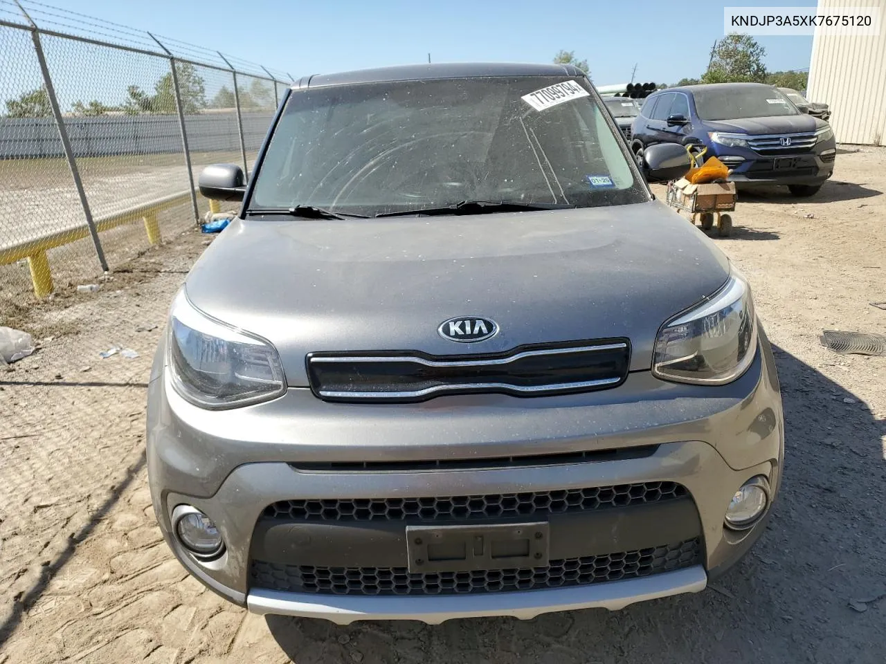 2019 Kia Soul + VIN: KNDJP3A5XK7675120 Lot: 77099794