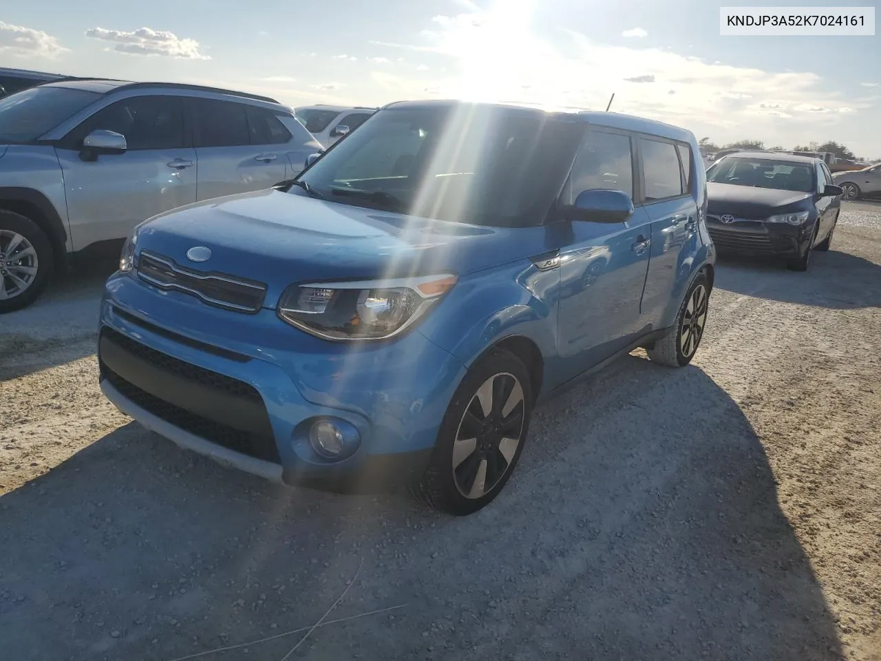 2019 Kia Soul + VIN: KNDJP3A52K7024161 Lot: 77255034