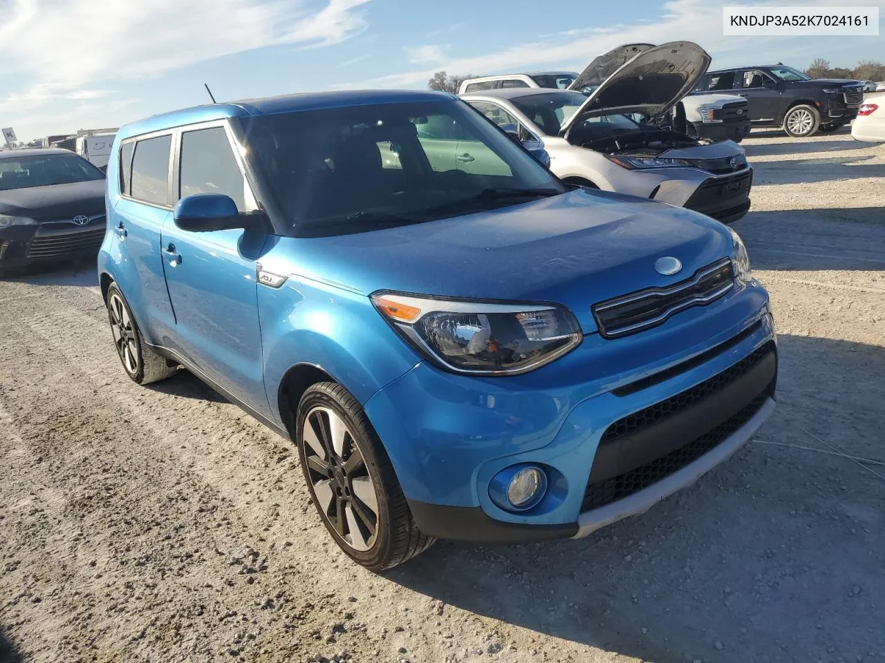 2019 Kia Soul + VIN: KNDJP3A52K7024161 Lot: 77255034