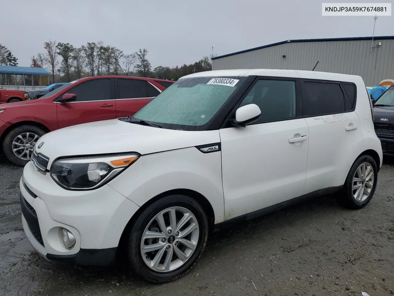 2019 Kia Soul + VIN: KNDJP3A59K7674881 Lot: 78380334