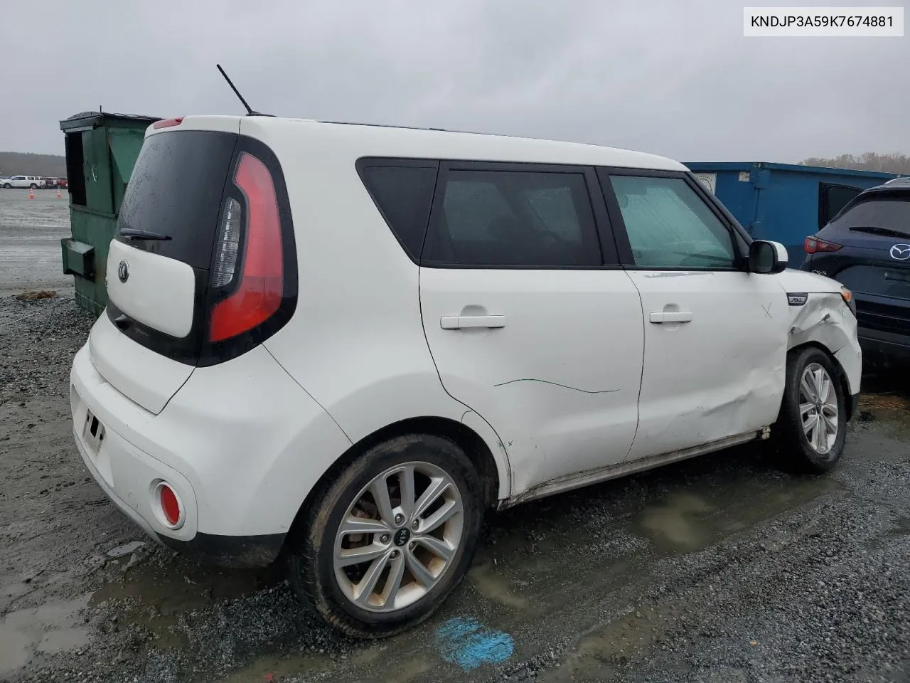 2019 Kia Soul + VIN: KNDJP3A59K7674881 Lot: 78380334