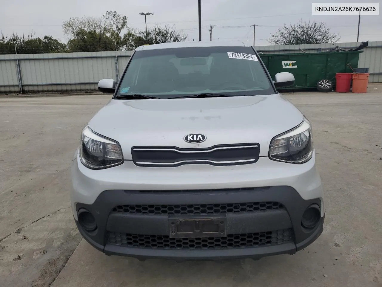 2019 Kia Soul VIN: KNDJN2A26K7676626 Lot: 79478364