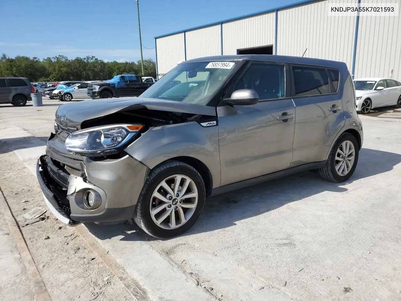 2019 Kia Soul + VIN: KNDJP3A55K7021593 Lot: 79857994