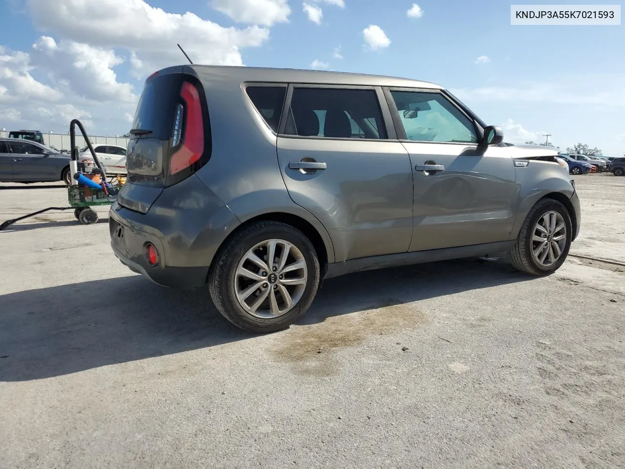 2019 Kia Soul + VIN: KNDJP3A55K7021593 Lot: 79857994