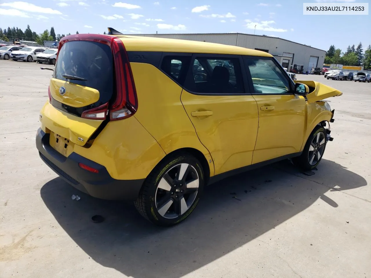 2020 Kia Soul Ex VIN: KNDJ33AU2L7114253 Lot: 57980454