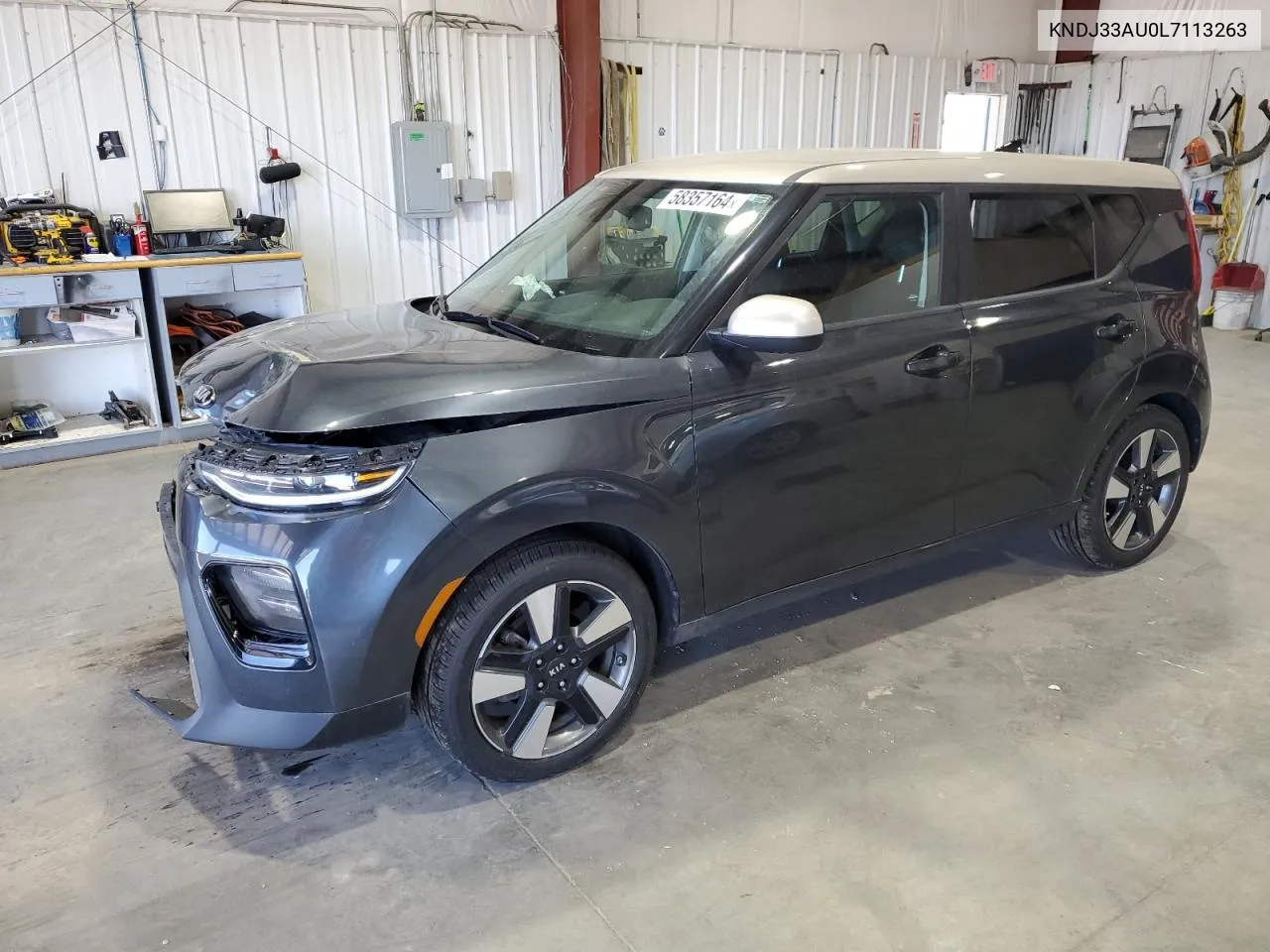 2020 Kia Soul Ex VIN: KNDJ33AU0L7113263 Lot: 58357164