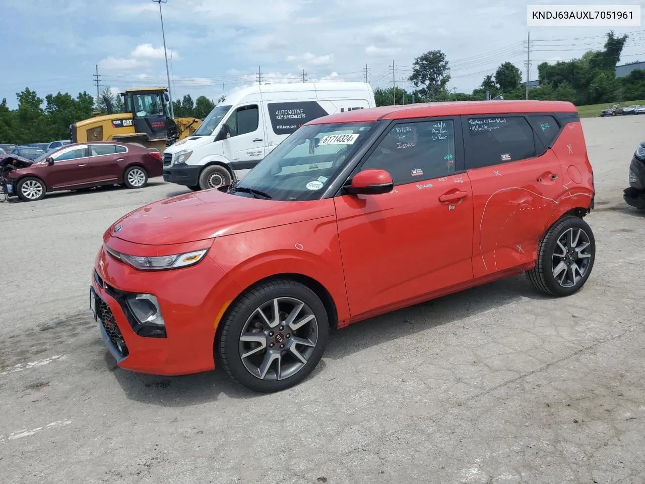 2020 Kia Soul Gt Line VIN: KNDJ63AUXL7051961 Lot: 61714324