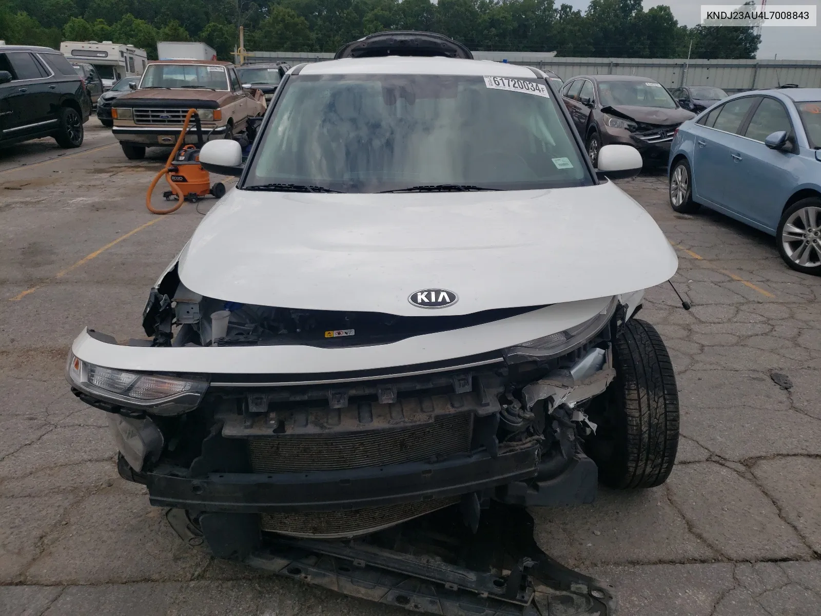 2020 Kia Soul Lx VIN: KNDJ23AU4L7008843 Lot: 61720034