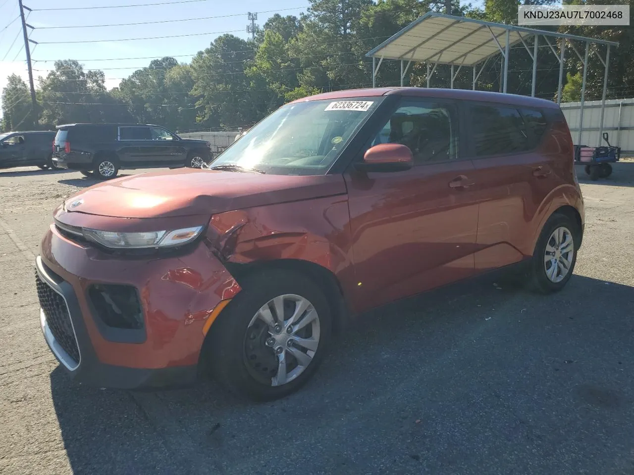 2020 Kia Soul Lx VIN: KNDJ23AU7L7002468 Lot: 62336724