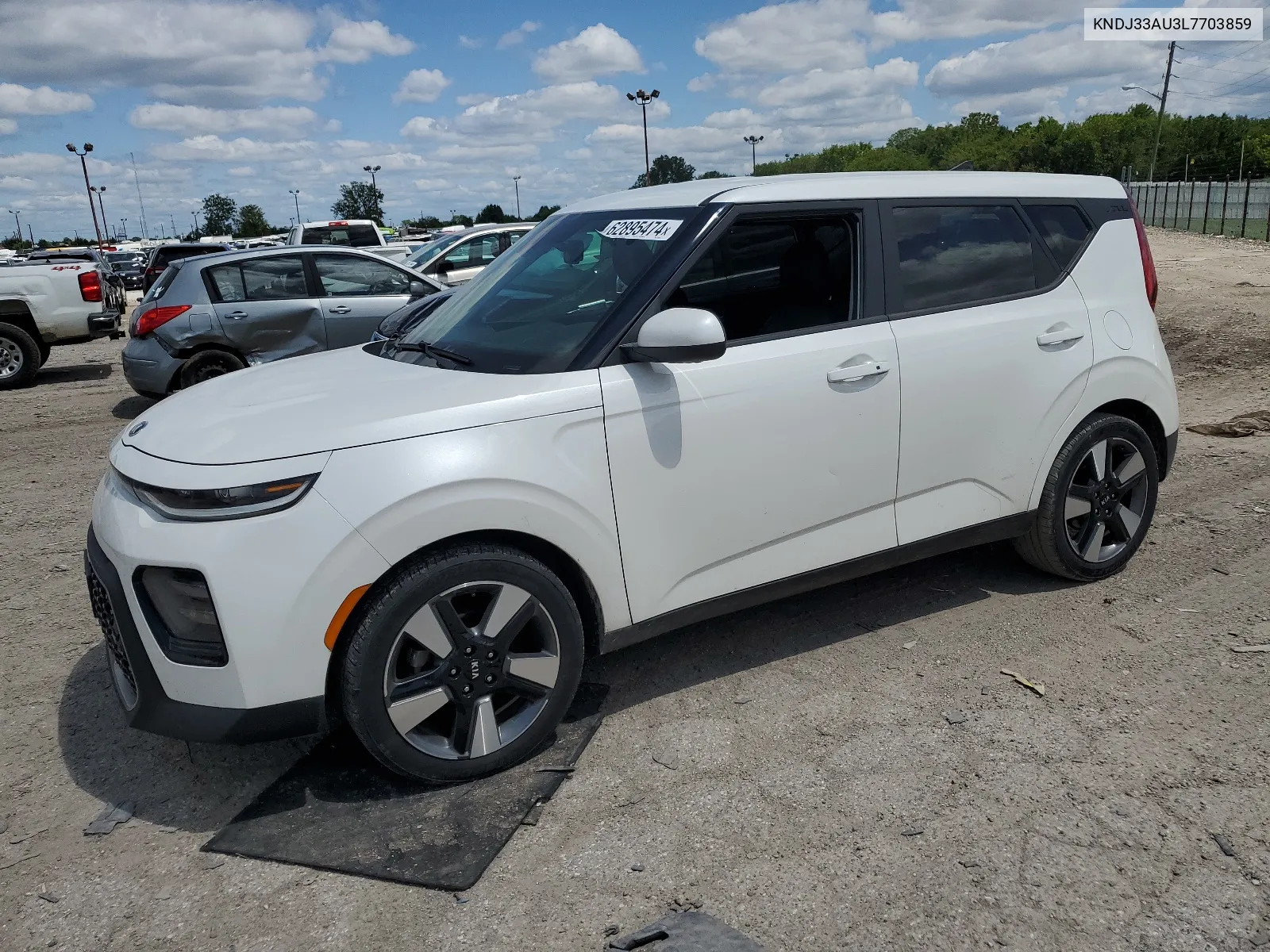 2020 Kia Soul Ex VIN: KNDJ33AU3L7703859 Lot: 62895474