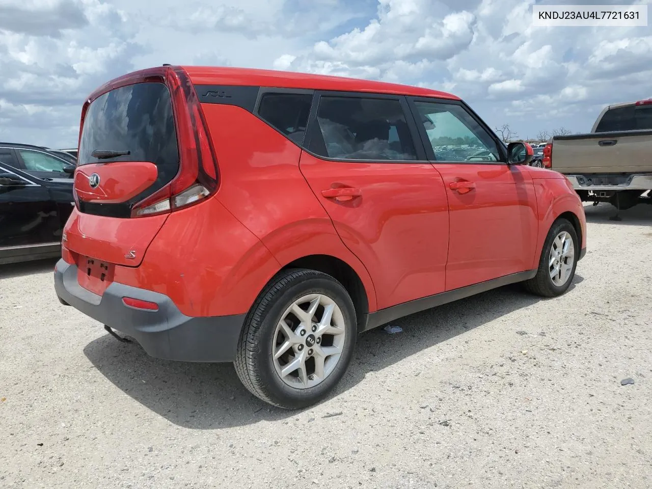 2020 Kia Soul Lx VIN: KNDJ23AU4L7721631 Lot: 63918264