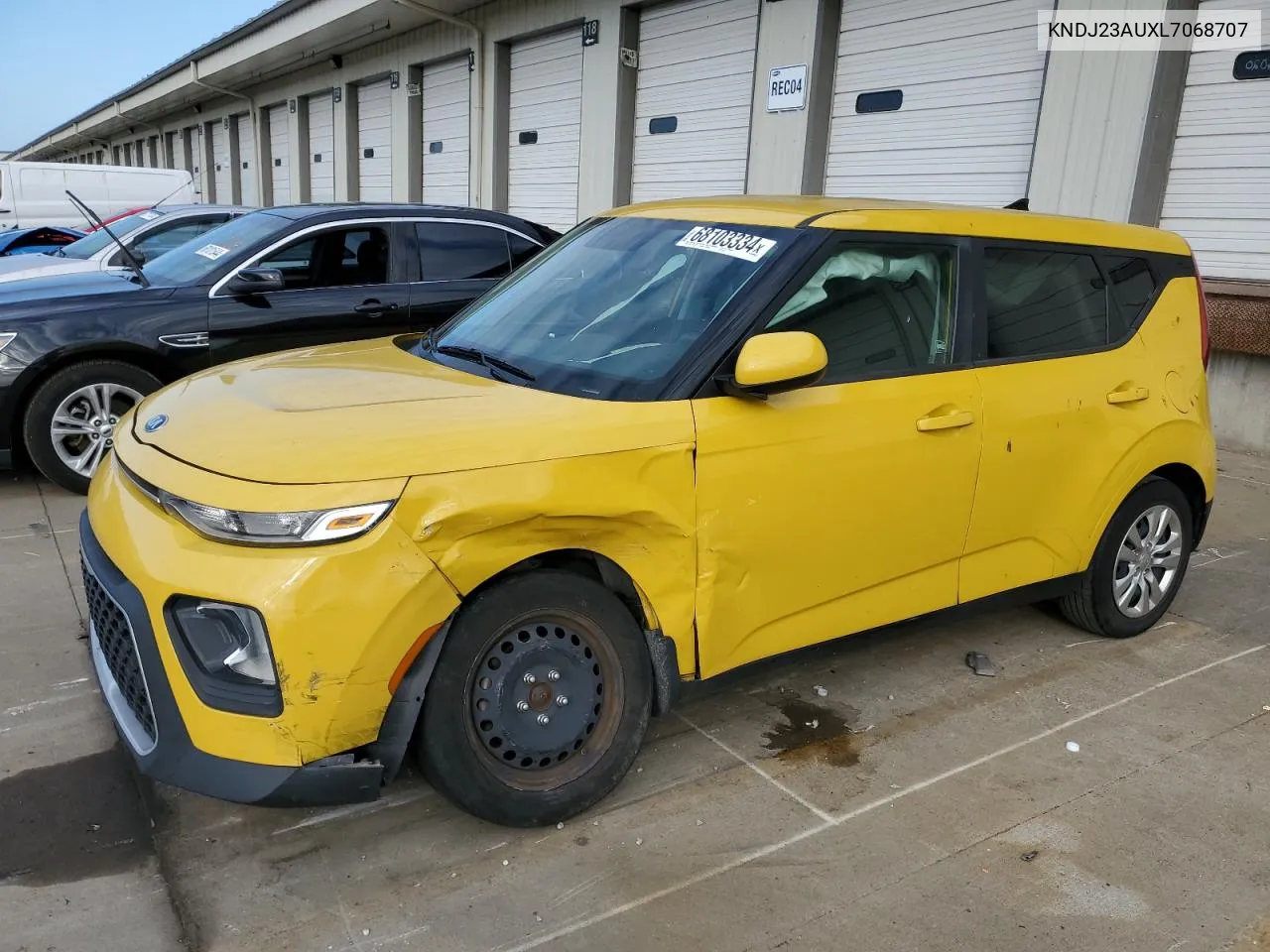 2020 Kia Soul Lx VIN: KNDJ23AUXL7068707 Lot: 68103334