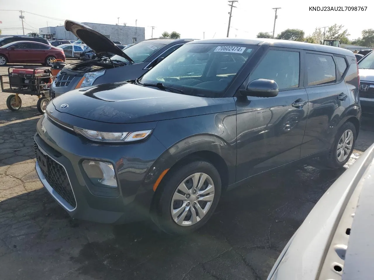 2020 Kia Soul Lx VIN: KNDJ23AU2L7098767 Lot: 70602474