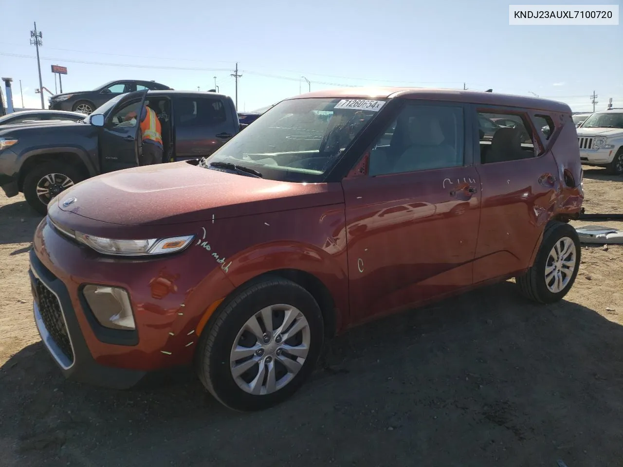 2020 Kia Soul Lx VIN: KNDJ23AUXL7100720 Lot: 71260654