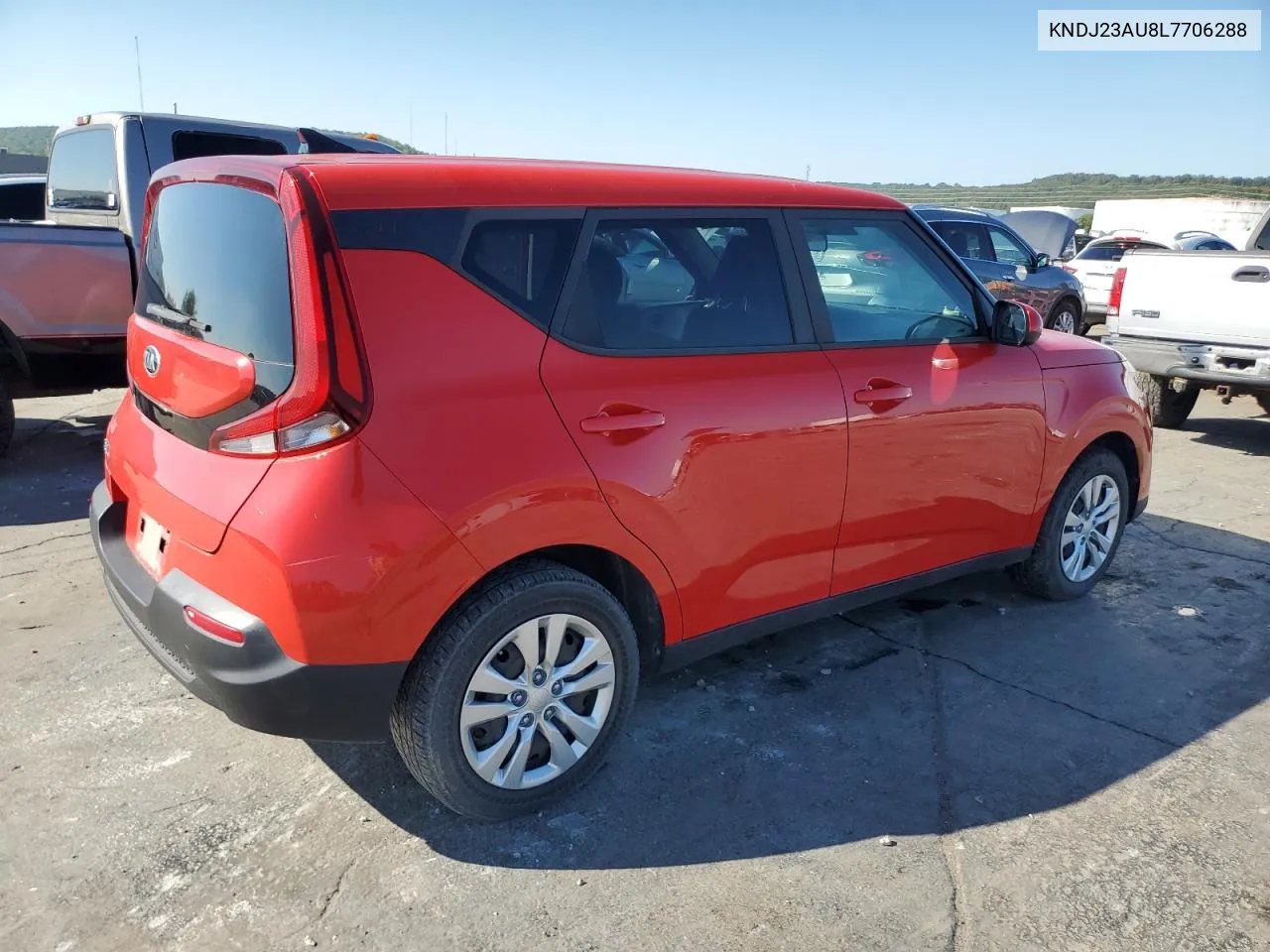 2020 Kia Soul Lx VIN: KNDJ23AU8L7706288 Lot: 71468254