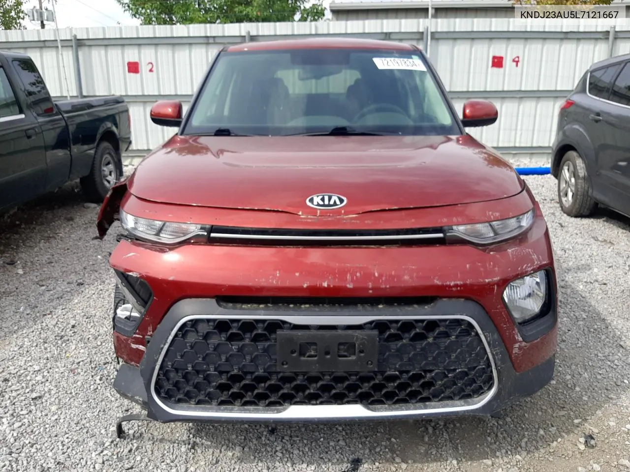 2020 Kia Soul Lx VIN: KNDJ23AU5L7121667 Lot: 72197834