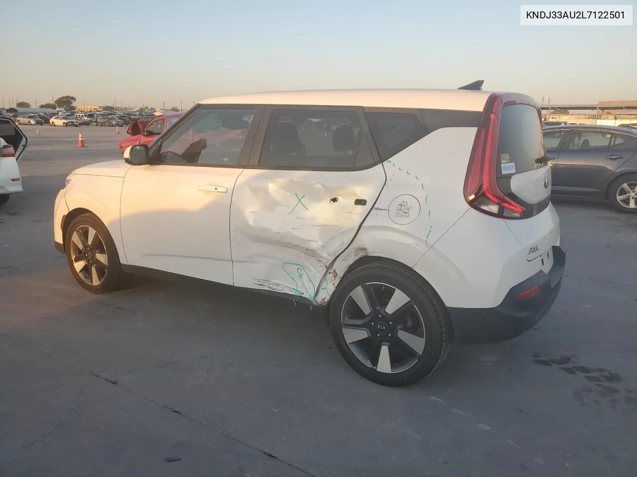 2020 Kia Soul Ex VIN: KNDJ33AU2L7122501 Lot: 72263284