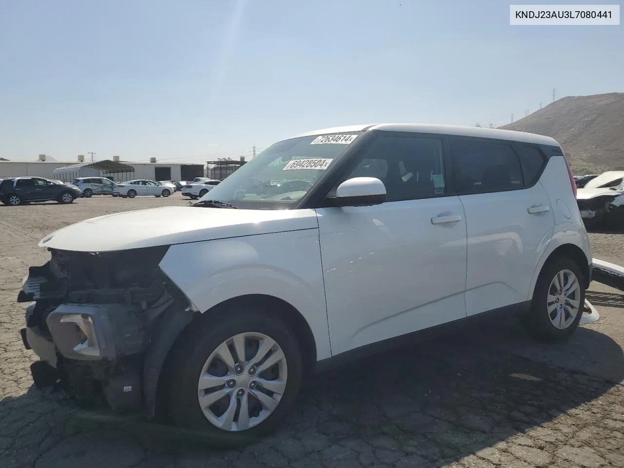 2020 Kia Soul Lx VIN: KNDJ23AU3L7080441 Lot: 72634614