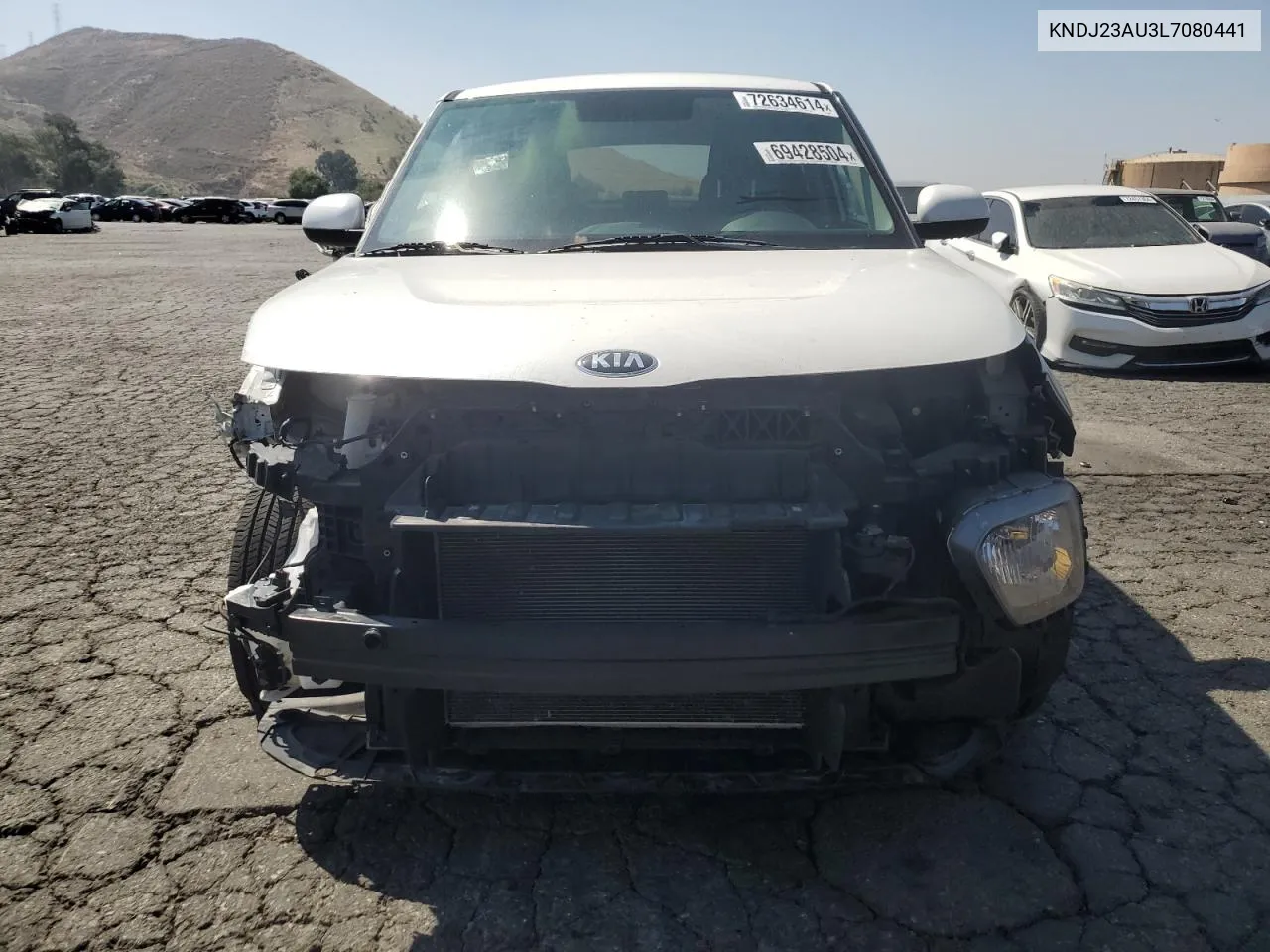 2020 Kia Soul Lx VIN: KNDJ23AU3L7080441 Lot: 72634614