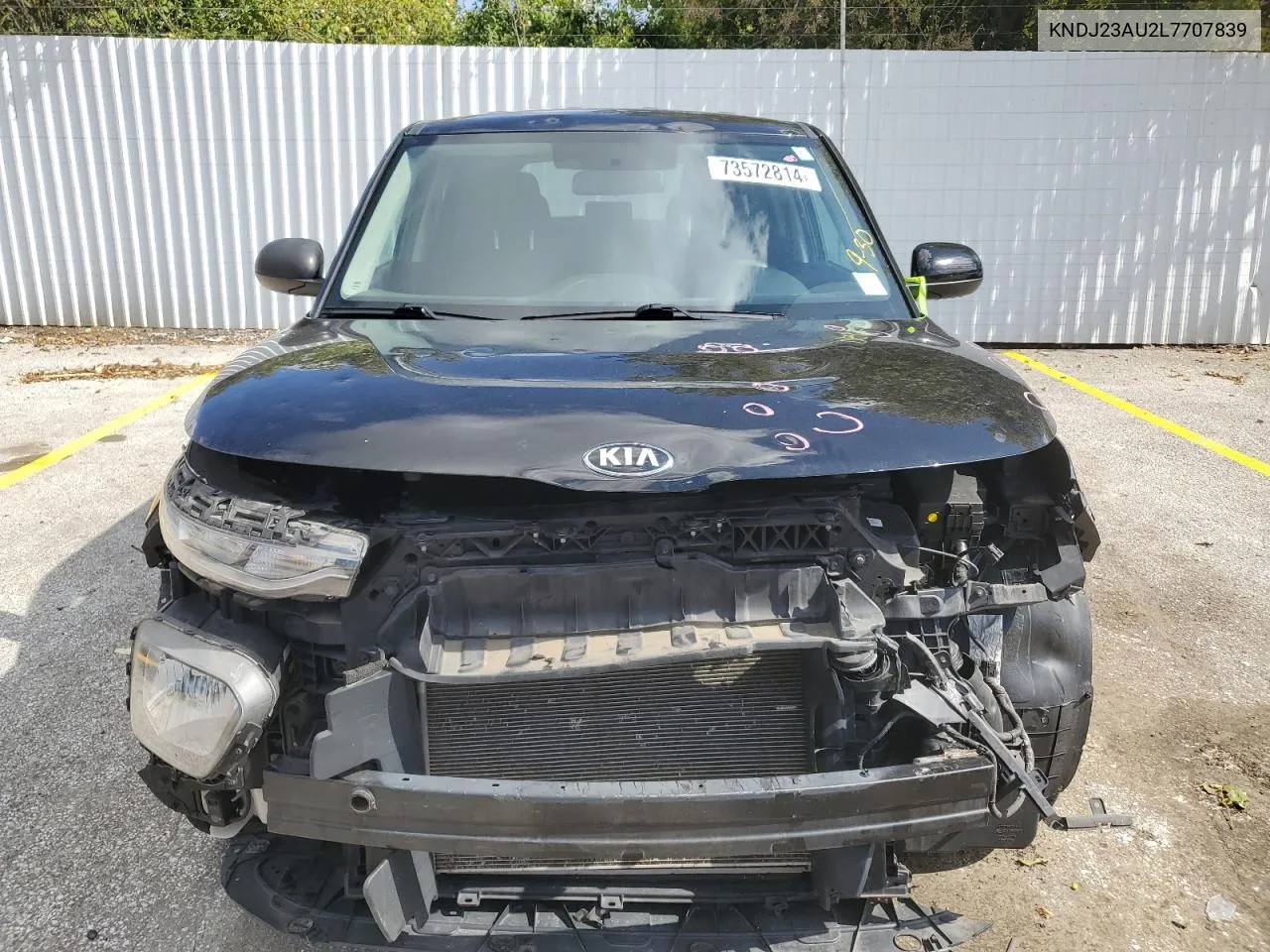 2020 Kia Soul Lx VIN: KNDJ23AU2L7707839 Lot: 73572814