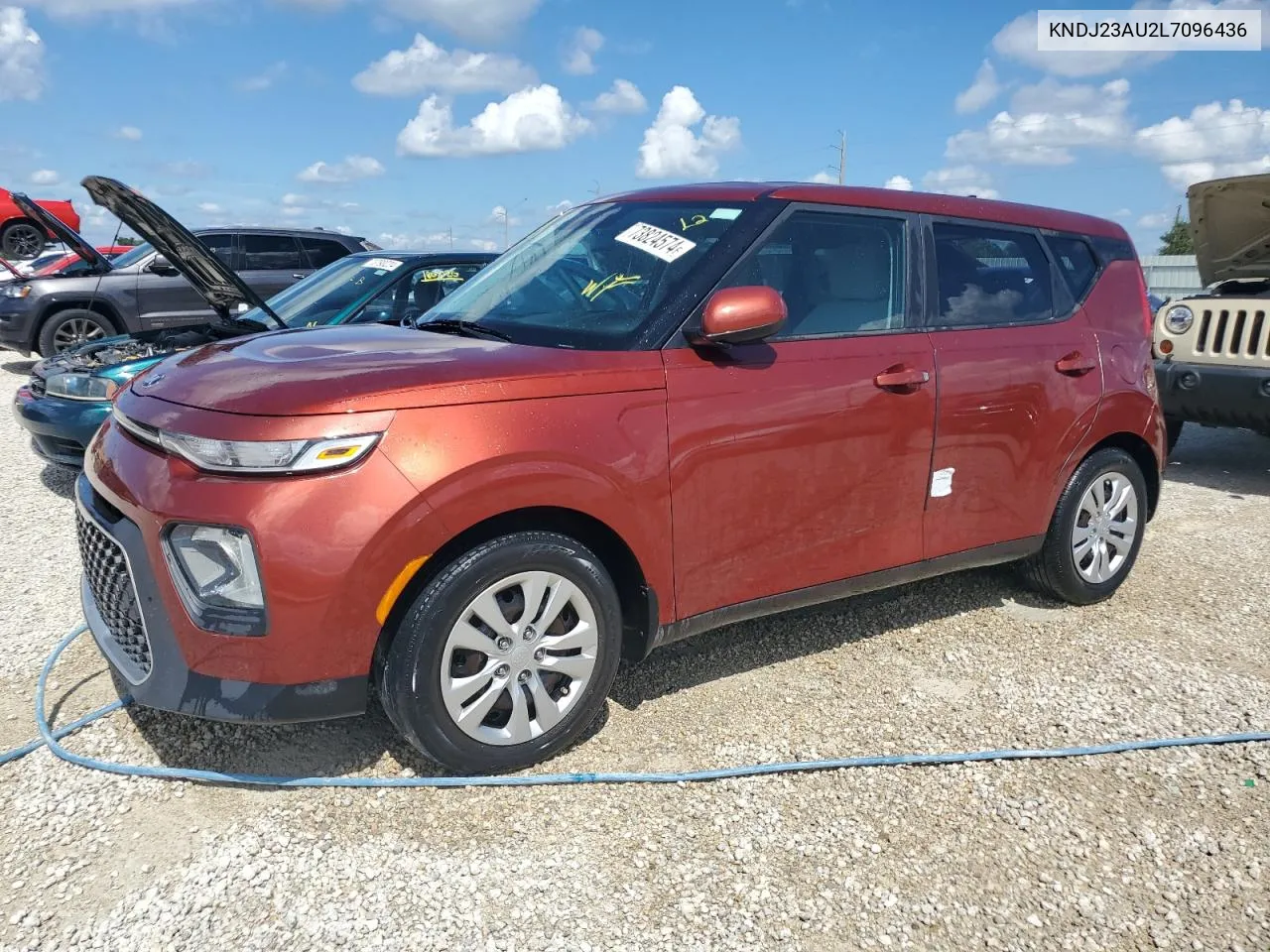 2020 Kia Soul Lx VIN: KNDJ23AU2L7096436 Lot: 73824574