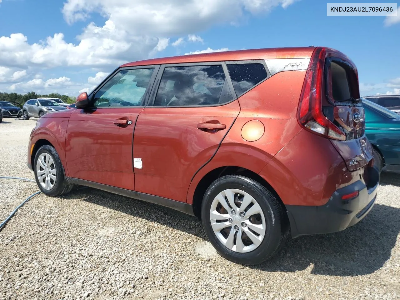 2020 Kia Soul Lx VIN: KNDJ23AU2L7096436 Lot: 73824574