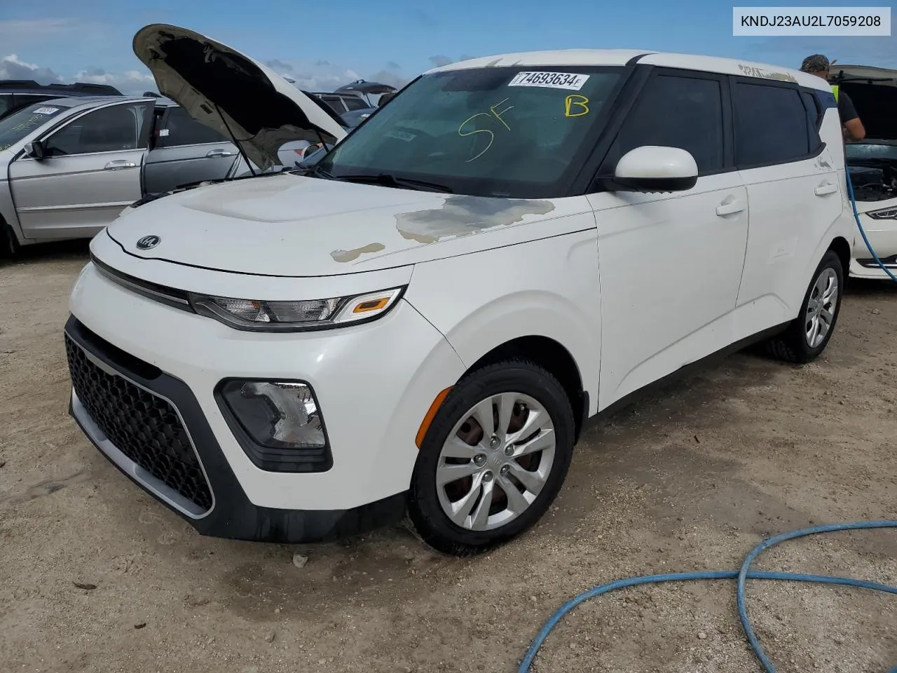 2020 Kia Soul Lx VIN: KNDJ23AU2L7059208 Lot: 74693634