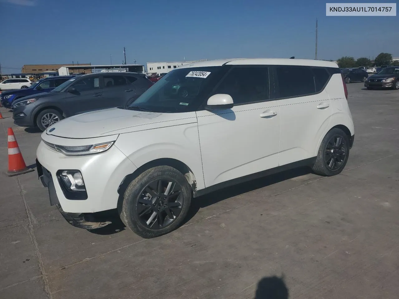 2020 Kia Soul Ex VIN: KNDJ33AU1L7014757 Lot: 75242054