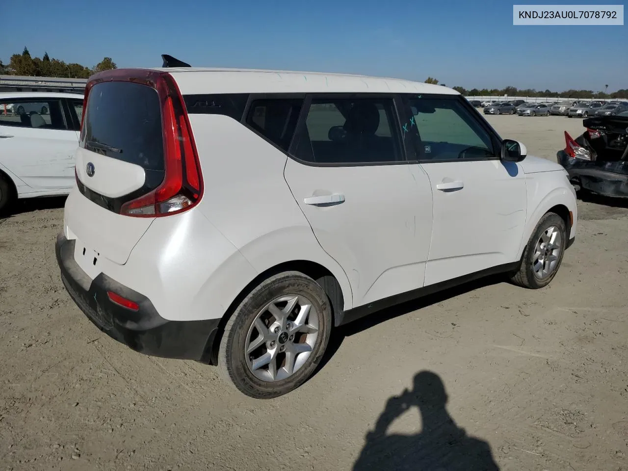 2020 Kia Soul Lx VIN: KNDJ23AU0L7078792 Lot: 76119524