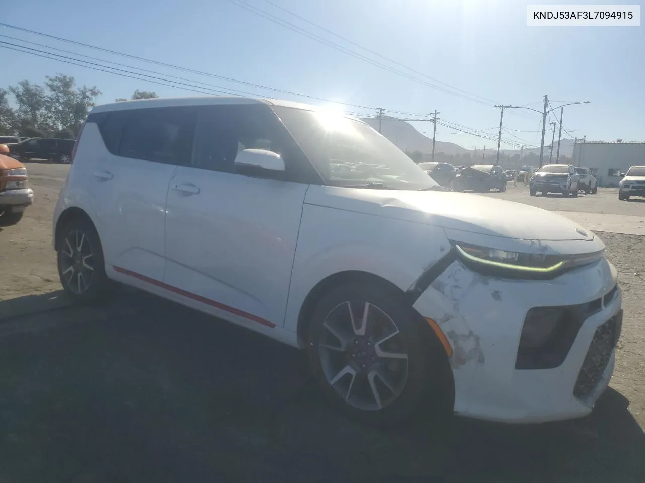 2020 Kia Soul Gt-Line Turbo VIN: KNDJ53AF3L7094915 Lot: 76635314