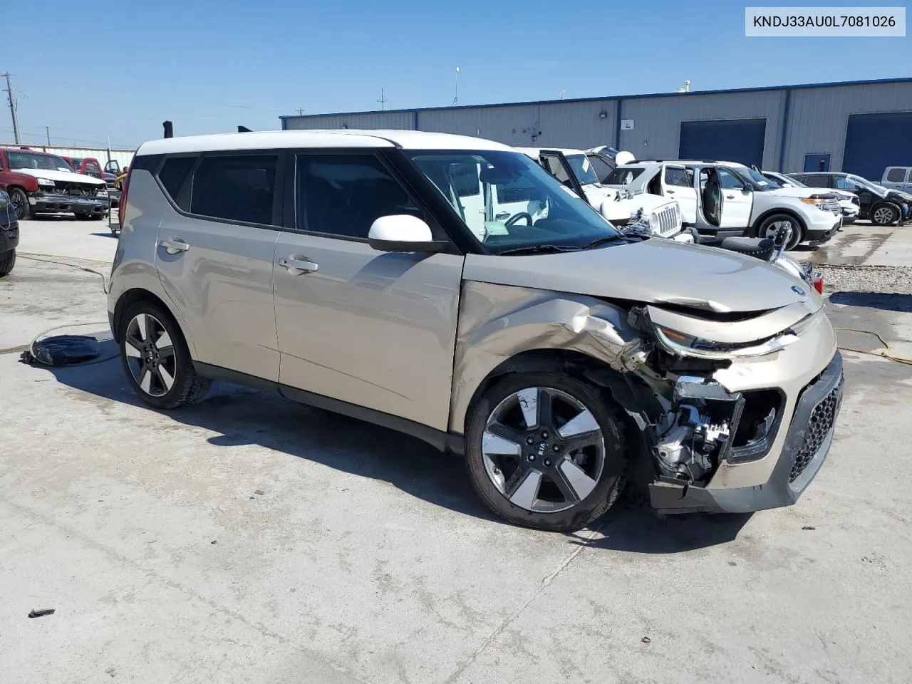 2020 Kia Soul Ex VIN: KNDJ33AU0L7081026 Lot: 76705164