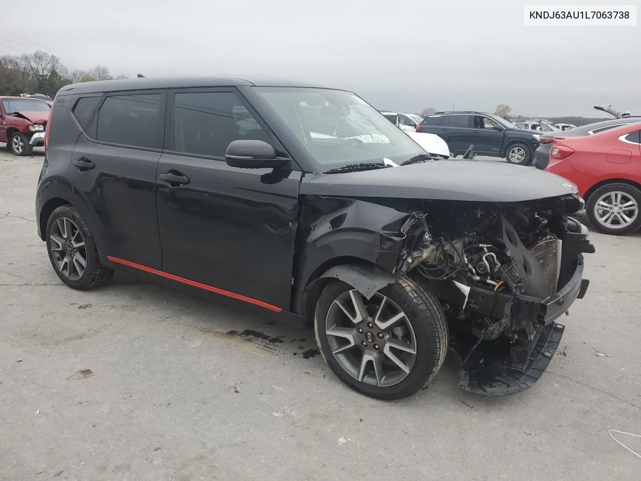 2020 Kia Soul Gt Line VIN: KNDJ63AU1L7063738 Lot: 79907684