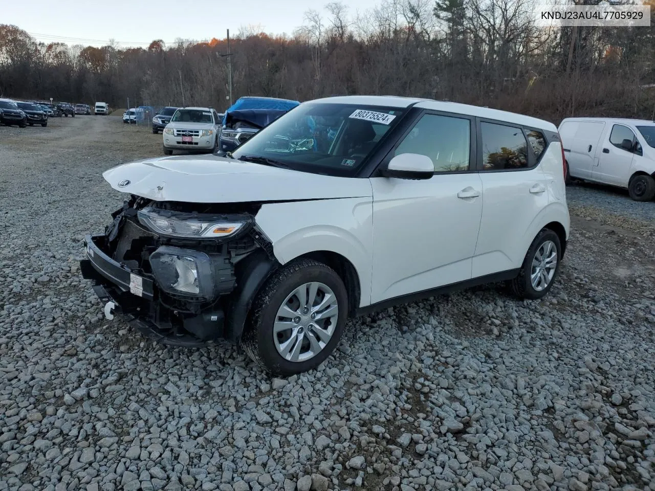 2020 Kia Soul Lx VIN: KNDJ23AU4L7705929 Lot: 80375524