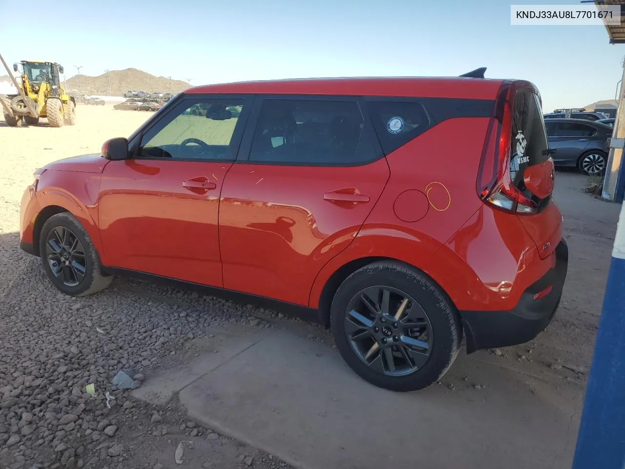 2020 Kia Soul Ex VIN: KNDJ33AU8L7701671 Lot: 80593314