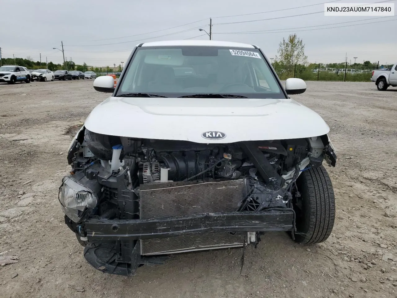 2021 Kia Soul Lx VIN: KNDJ23AU0M7147840 Lot: 52094564