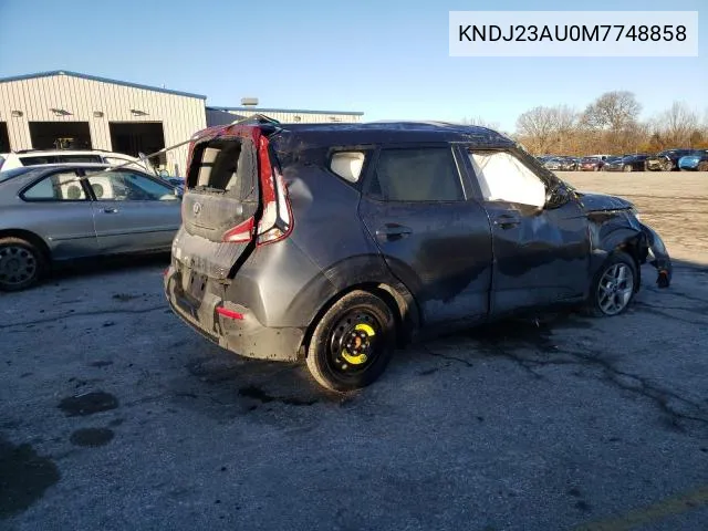 2021 Kia Soul Lx VIN: KNDJ23AU0M7748858 Lot: 54442524