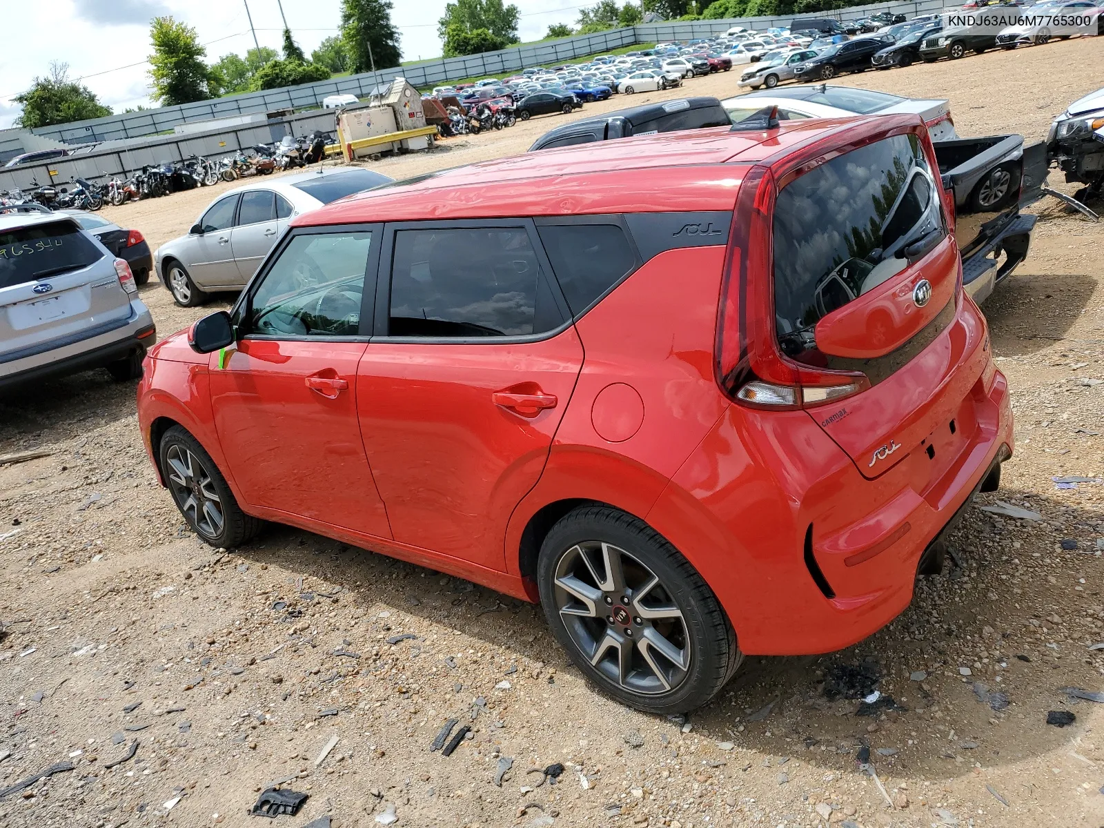 2021 Kia Soul Gt Line VIN: KNDJ63AU6M7765300 Lot: 61939064