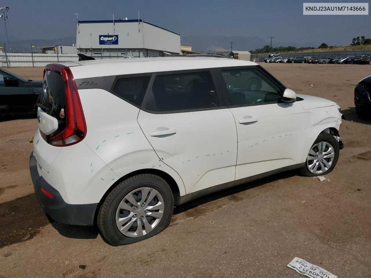 2021 Kia Soul Lx VIN: KNDJ23AU1M7143666 Lot: 61941304