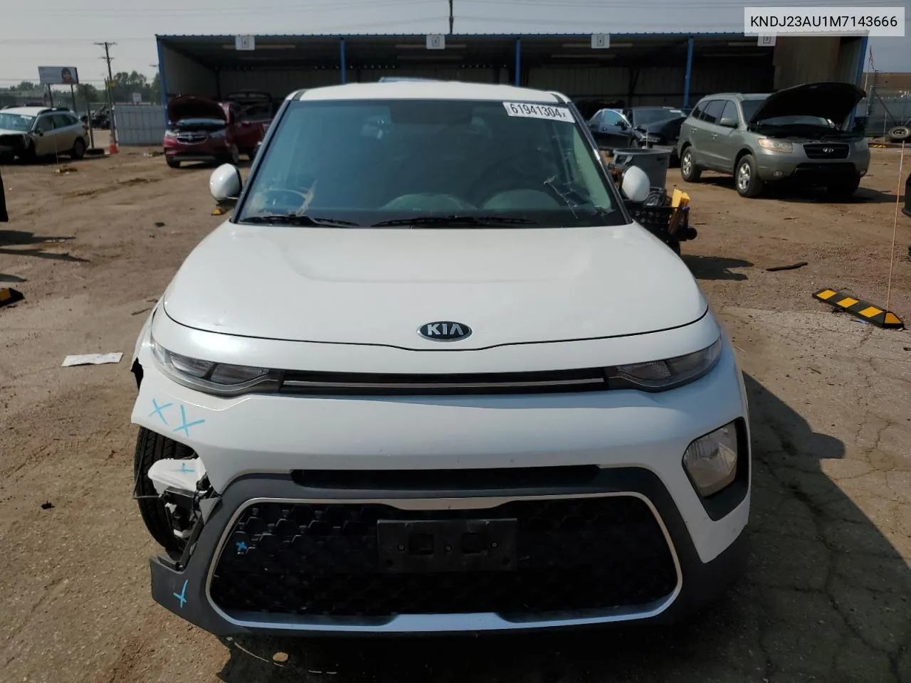 2021 Kia Soul Lx VIN: KNDJ23AU1M7143666 Lot: 61941304