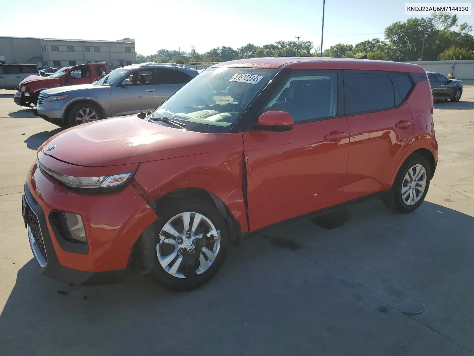 2021 Kia Soul Lx VIN: KNDJ23AU6M7144330 Lot: 62015324