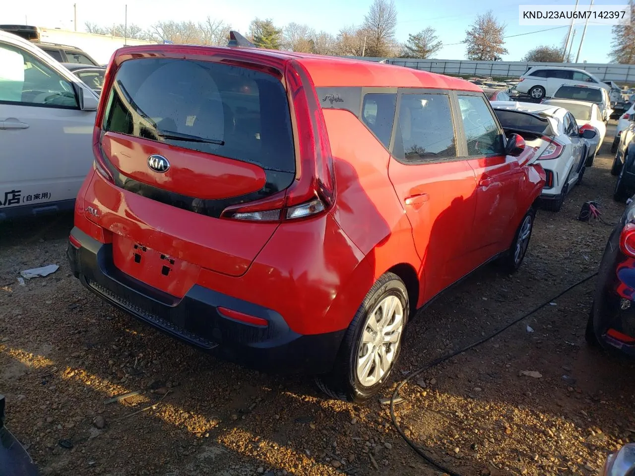 2021 Kia Soul Lx VIN: KNDJ23AU6M7142397 Lot: 67680121