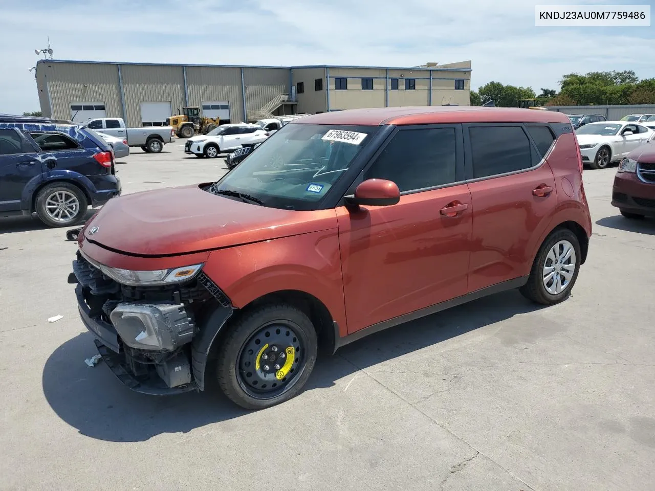 2021 Kia Soul Lx VIN: KNDJ23AU0M7759486 Lot: 67963594