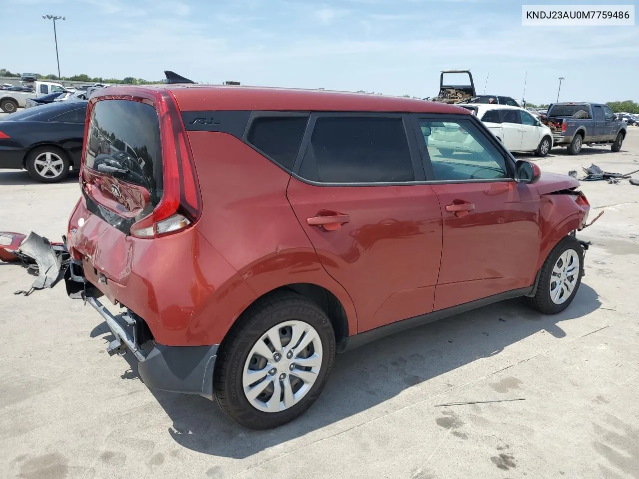 2021 Kia Soul Lx VIN: KNDJ23AU0M7759486 Lot: 67963594