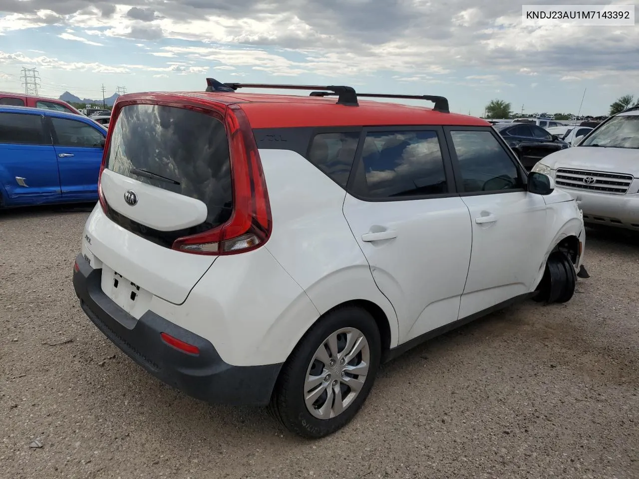 2021 Kia Soul Lx VIN: KNDJ23AU1M7143392 Lot: 67964214