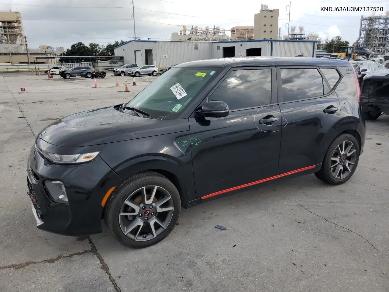 2021 Kia Soul Gt Line VIN: KNDJ63AU3M7137520 Lot: 69102744