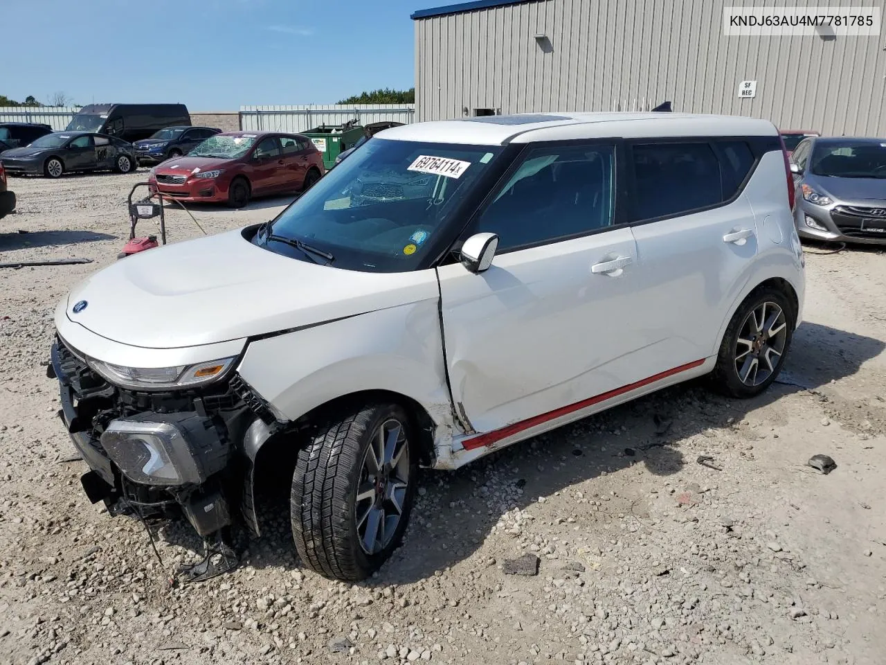 2021 Kia Soul Gt Line VIN: KNDJ63AU4M7781785 Lot: 69764114